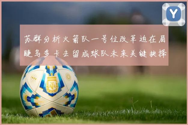 苏群分析火箭队一号位改革迫在眉睫乌多卡去留成球队未来关键抉择
